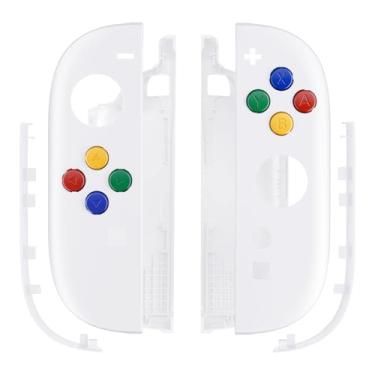 Imagem de eXtremeRate Botões de substituição DIY para Joycon 2, capa de placa frontal personalizada + tiras decorativas + teclas de direção ABXY + ferramentas para controle Nintendo Switch 2 - Versão Essence