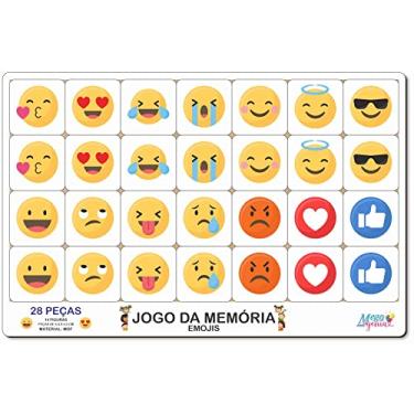 Imagem de JOGO EDUCATIVO MEMÓRIA BRINQUEDO SMILES TABULEIRO MADEIRA - MEGA IMPRESS