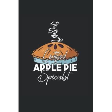 Imagem de Certified Apple Pie Specialist: Apple Pie Notebook 6 x 9 Inch Squared Notes Planner Gift Idea