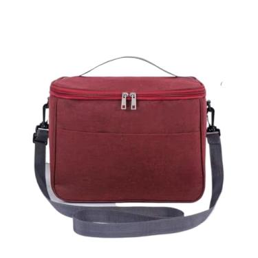 Imagem de Bolsa Térmica Portátil Com Isolamento Térmico De Desenho (VERMELHA-B380)