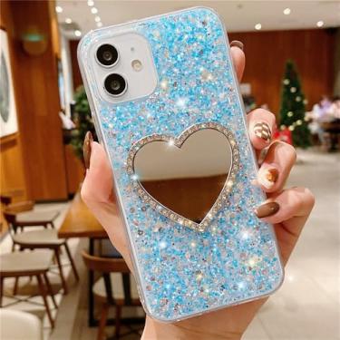 Imagem de Capa espelhada para celular Xiaomi Redmi Note 11 10 9 8 Pro 11S 10S 9S 10C 9A 9C Mi 11T Lite POCO X3, capa macia e brilhante, 04, para Redmi 9A