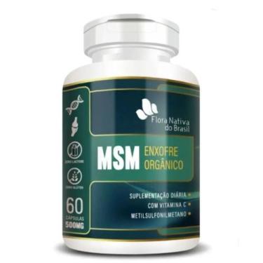 Imagem de Enxofre Orgânico Msm Com Vitamina C 60 Cápsulas 600mg - Flora Nativa d