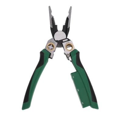 Imagem de Asixxsix Descascador de Fios 8 Em 1, Descascador de Cabos Com Testador de Tensão, Alça Antiderrapante, Ferramenta Multifuncional de Crimpagem de Fios para Crimpagem, Enrolamento