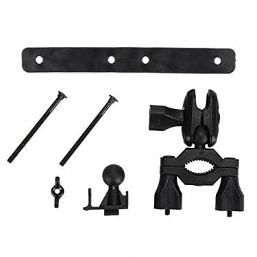 Imagem de Suporte para câmera de espelho retrovisor de carro, suporte para gravador de condução, moldura de suporte giratório de 360 graus para motoristas de câmera YI preto (porca de plástico)