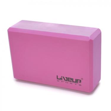 Imagem de Bloco De Yoga 22,8X15,2X7,6Cm Rosa Liveup
