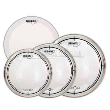 Imagem de Kit de Peles Williams Target W2 Clear 10¨, 12¨, 14¨ e 14¨ (caixa) Filme Duplo Transparente com Óleo
