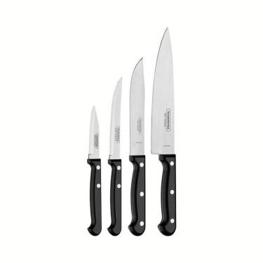 Imagem de Jogo De Facas Tramontina Ultracorte 4 Peças Preto