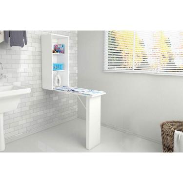 Imagem de Tábua Passar Retrátil TP3030 Branco - Tecno Mobili