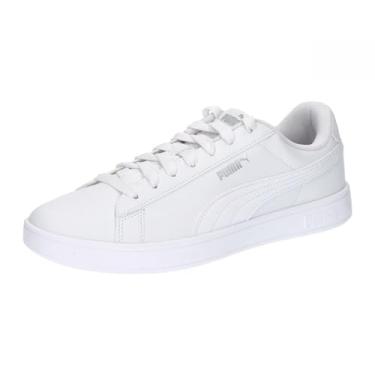 Imagem de PUMA Tênis masculino clássico Rickie, Branco/prata, 10.5 US