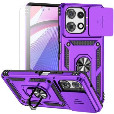 Imagem de Capa de telefone M MAIKEZI Moto G Power 2025 Military Purple