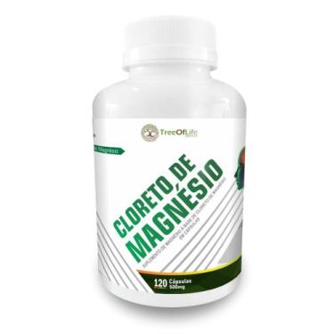 Imagem de Cloreto De Magnesio 120 Capsulas 500Mg - Tree Of Life