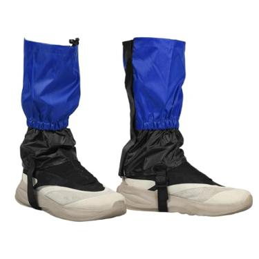 Imagem de YELARXI Polainas de perna, polainas de neve para caminhadas à prova d'água ajustáveis e leves para botas de neve com alça para os pés - Adequado para (sapatos de neve/caminhada/caça/escalada), 30,5 cm