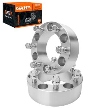 Imagem de 2 peças 6 x 5,5 espaçadores de roda M14 x 1,5 pinos compatíveis com Chevrolet CK2500 K1500 Suburban Tahoe Silverado Avalanche Express Cadillac Escalade Ram GMC Yukon Sierra 108 mm 6x139,7 adaptadores