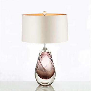 Imagem de Luminária de mesa LED contemporânea de luxo, estilo nórdico, criativa, para sala de estar, quarto, escritório, casa de campo ou hotel (Estilo 8)