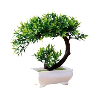 Imagem de Bonsai Artificial Planta Decorativa - Pinho Natural em Plástico Realista para Decorações, Plantas Decorativas(BONSAI BARBA DE DRAGÃO)