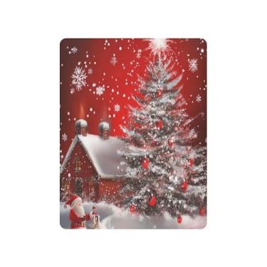 Imagem de Blueangle Jogo de lençol com elástico para berço – Conjunto de lençóis de árvore de Natal macio e respirável, serve para colchão de berço padrão (415)