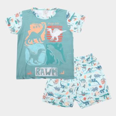 Imagem de Pijama Curto Infantil Pingo Lelê Estampado Masculino-Masculino