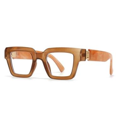 Imagem de Óculos de Sol Femininos com Lentes Degradê UV400, Cores Vibrantes, Estilo Punk Masculino, Ideais para Esportes ao Ar Livre, Corrida e Ciclismo, Cor Chá Transparente