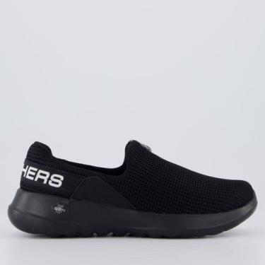 Imagem de Tênis Skechers Go Walk Joy Feminino Preto e Cinza, 35