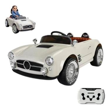 Imagem de Mini Carro Elétrico Infantil Retrô 12v Importway Cor Cinza Voltagem do