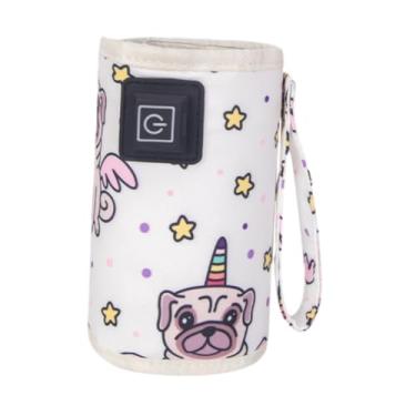 Imagem de TTETTZ Aquecedor de mamadeira, bolsa térmica para mamadeira, prático para viagens, mantém o leite aquecido, ideal para viagens, passeios de carro e ao ar