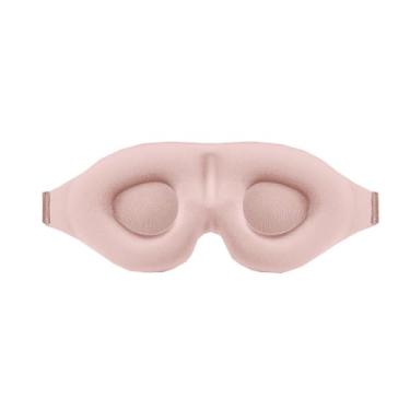 Imagem de Máscaras de dormir blackout para mulheres e homens máscara para dormir com pressão zero - design ergonômico com faixa elástica ajustável para descanso de dormir - rosa