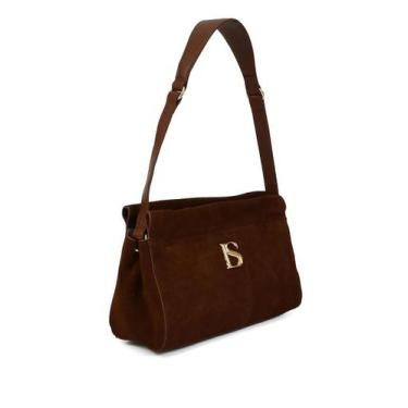 Imagem de Bolsa Baguete Loucos E Santos Grande Couro Cacau, UNI