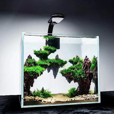 Imagem de Allcolor Pedras para decoração de aquário de peixes. Modelo de decoração de aquário. Solução fácil e rápida para paisagismo aquático. (New Elf Island)