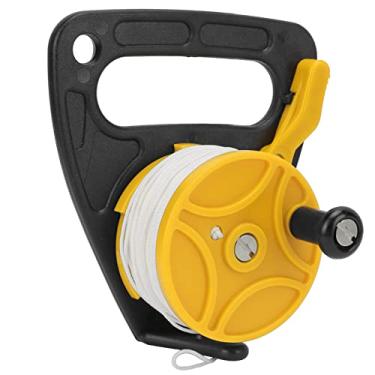 Imagem de KIMISS Carretéis de Mergulho Carretel de Corda de Mergulho Carretel de Dedo - Linha de Nylon Multifuncional de 46 M para Cavernas, Naufrágios e Com Snorkel - Acessório de Leve e Resistente à