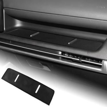 Imagem de FDAIUN Tapetes de painel para Hyundai Tucson 2025 almofada de armazenamento lateral do passageiro antiderrapante console central organizador forro acessórios interiores (preto)