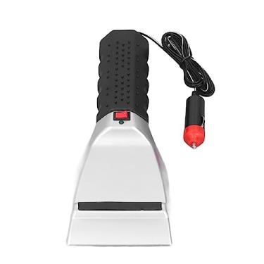 Imagem de POCREATION Pá de Neve Aquecida Raspador de Gelo Elétrico 12V Descongelador de Pára- de Carro Com Lâmina de Aquecimento Rápido para Remoção Rápida de Neve Em Carros Caminhões SUVs AP3064