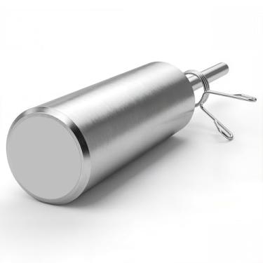 Imagem de Lumirio Extensor de pino de empilhamento de peso, pino de academia de aço Ø 10 mm, pino de carregamento de peso para treinamento de força com colar de mola, para máquina de cabo de ginástica comercial