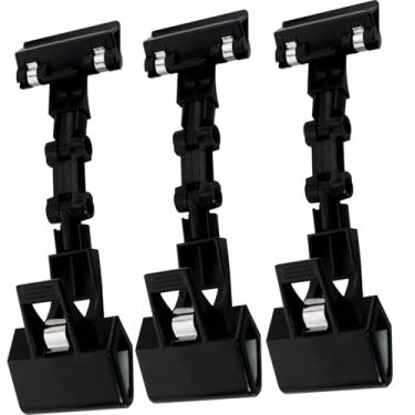 Imagem de ZCZQC Braçadeira mecânica portátil multifuncional de 3 peças, rotação de 360 graus, suporte de sinal publicitário para supermercados, lojas de frutas, projetado para monitores de computador 18,5 cm x