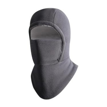 Imagem de Baoblaze Balaclava, máscara de esqui, proteção facial completa para esqui, motociclismo e patinação, para homens e mulheres, Cinza