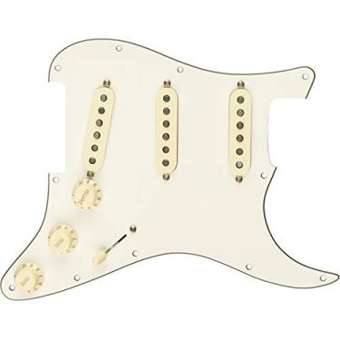Imagem de Pre-Wired Strat Pickguard, Original '57/'62 SSS, Parchment 11 Hole PG