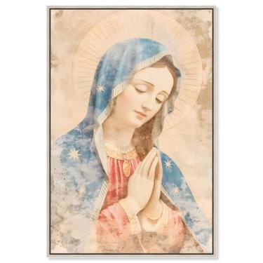 Imagem de Fragments of Faith Impressão em tela Jesus Wall Art por Art Remedy, moldura prata, 40,6 x 61 cm