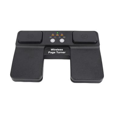 Imagem de Snsowed BT Page Turner, Pedal de Virador de Página Sem Fio Com Controle Multimídia para Smartphones de Tablets de Guitarra de Piano, Virador de Página Silencioso Recarregável para