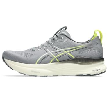 Imagem de ASICS Tênis de corrida masculino Gel-Kayano 32, Cascalho/citron, 41 BR