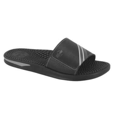 Imagem de Chinelo Masculino Slide Br Sport Massageador Confortável e Leve (Preto, BR, Adulto, Numérico, 40)
