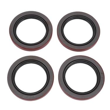 Imagem de Jiawu 4 peças de retentores de rolamento de eixo de reboque, retentor de óleo de dupla ação 3,125 x 4,506 polegadas com design integrado, para eixos Dexter 01005600 10K 12K 15K