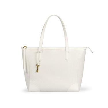 Imagem de BRASS TACKS Leathercraft Bolsa feminina de couro para mulheres 16L bolsas de viagem de grande capacidade bolsas de ombro femininas, branca