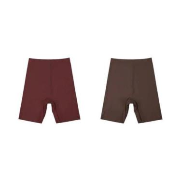 Imagem de Calcinhas Longas Sem Costura De Cintura Alta Para Mulheres, Confortáve