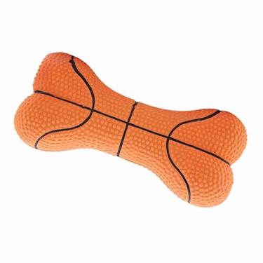Imagem de Generic Brinquedo para Mastigar Osso de Látex, Brinquedo para Cachorro de Estimação Resistente a Mordidas para Jogos Interativos, Ideal para Buscar e Jogar, Material de Látex Natural, para Cães