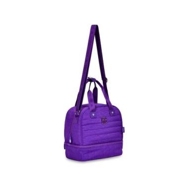 Imagem de Lancheira Térmica Rebecca Bonbon Juvenil Meninas Escolar, Roxo