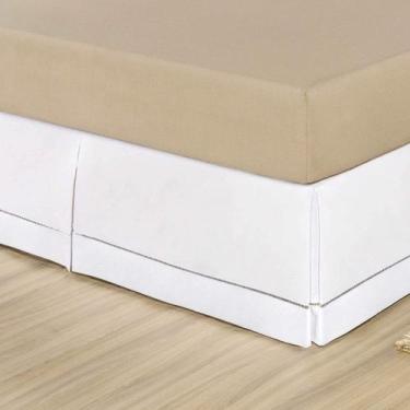 Imagem de Saia Box Solteiro Percal 180 Fios C/ Ponto Palito - Dryka Enxovais, BR
