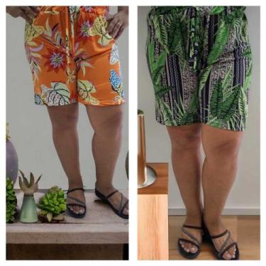 Imagem de Kit 2 Short Feminino Liganete Confortável Leve Casual - JR UP MODAS