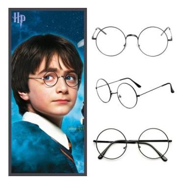 Imagem de Armação Retrovintage Redondo Harry Potter Feminino Masculino - Compran