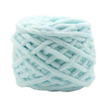 Imagem de Linha De Tricô Chenille Macia 4PCS 400g Algodão Linha De Gelo DIY Lã P