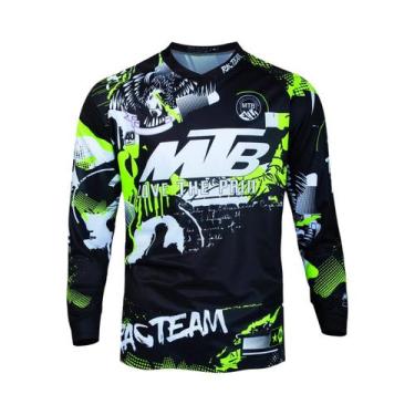 Imagem de Camisa De Ciclismo Masculina 2024 Para Motocross E Downhill MTB, Roupa