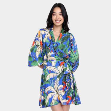 Imagem de Vestido Farm Curto Ilha da Noite Feminino-Feminino